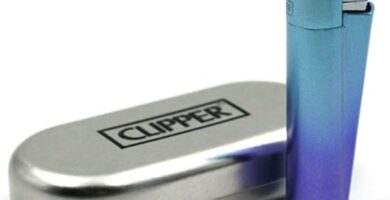 Clipper - Metal Lighter - Blue Gradient